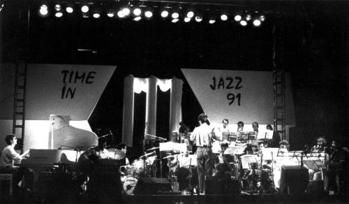 1991 Blue Note Orchestra guest Maria Pia De Vito @ Time in Jazz, Berchidda (Foto A.Mela)