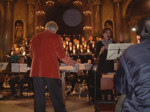 2001 "Jazz Te Deum" (G.Gaslini dir, M.P.De Vito voc) OJS e Polifonica Santa Cecilia @ Chiesa di Santa Maria, Sassari