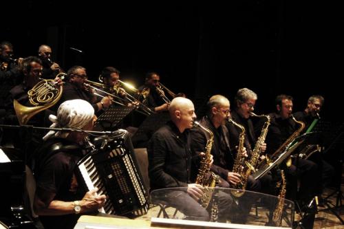 2019 "Cum grano Salis", OJS con Antonello Salis (fis, piano) e Riccardo Fassi (arr, dir, piano) @ Tetaro Civico, Sassari - (Ph. G.Palitta)