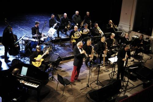 2023/03 "OJS meets Franco Ambrosetti", con Franco Ambrosetti (flic), Gabriele Comeglio (dir) @ JazzOp 2023 - Teatro Verdi, Sassari