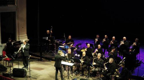 2024/12/08 New season, OJS con Francesco Santucci (arr, sax, fl), dir Gavino Mele @ tobeinjazz 2024 - Teatro Verdi, Sassari (Ph. G.Palitta)